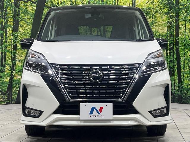 セレナ ハイウェイスターV 4WD 9インチナビ セーフティパックA プロパイロット 全方位カメラ 両側電動スライドドア エマージェンシーブレーキ デジタルミラー LEDヘッド ETC コーナーセンサー 禁煙車(15枚目)