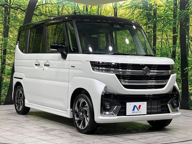 スペーシアカスタム ハイブリッドＸＳ　４ＷＤ　届出済未使用車　２トーンカラー　両側電動スライド　セーフティサポート　アダプティブクルーズ　シートヒーター　ステアリングヒーター　ＬＥＤヘッド　スマートキー　オートマチックハイビーム（17枚目）