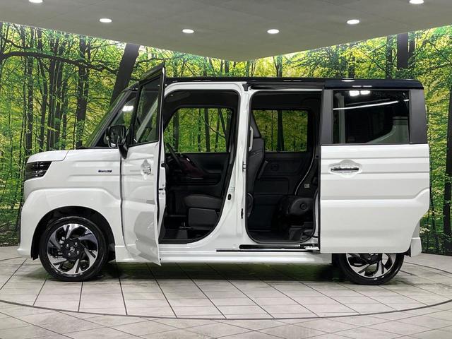 スペーシアカスタム ハイブリッドＸＳ　４ＷＤ　届出済未使用車　２トーンカラー　両側電動スライド　セーフティサポート　アダプティブクルーズ　シートヒーター　ステアリングヒーター　ＬＥＤヘッド　スマートキー　オートマチックハイビーム（34枚目）