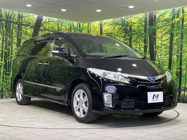 エスティマハイブリッド Ｘ　４ＷＤ　純正ナビ　両側電動ドア　バックカメラ　スマートキー　ＨＩＤヘッド　クルコン　純正１７インチアルミ　オートライト　オートエアコン　Ｂｌｕｅｔｏｏｔｈ　フルセグ　ＨＩＤフォグ（17枚目）