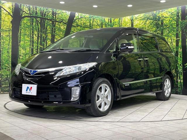 エスティマハイブリッド Ｘ　４ＷＤ　純正ナビ　両側電動ドア　バックカメラ　スマートキー　ＨＩＤヘッド　クルコン　純正１７インチアルミ　オートライト　オートエアコン　Ｂｌｕｅｔｏｏｔｈ　フルセグ　ＨＩＤフォグ（25枚目）