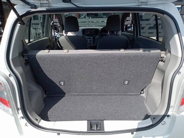 ミライース Lf スマートセレクションSA 4WD スマートアシスト 衝突回避支援ブレーキ 誤発進制御 先行車発進お知らせ機能 先行車接近お知らせ機能 横滑り防止 ABS アイドリングストップ 純正オーディオ 禁煙車 社外14インチAW(35枚目)