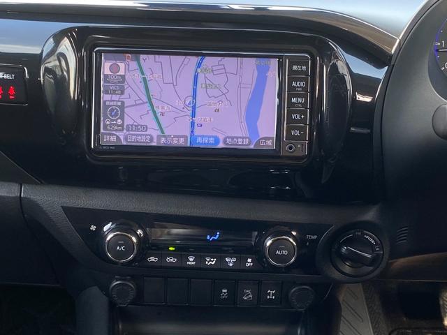 ハイラックス Z プリクラッシュセーフティ レーンアシスト レーダークルーズコントロール 純正ナビ バックカメラ ETC LEDヘッドライト オートライト プッシュスタート 寒冷地仕様 マッドクロス17インチホイール(22枚目)