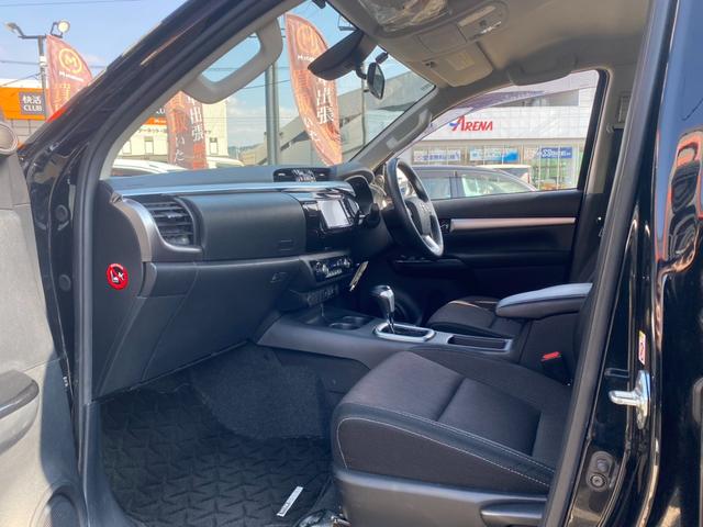 ハイラックス Z プリクラッシュセーフティ レーンアシスト レーダークルーズコントロール 純正ナビ バックカメラ ETC LEDヘッドライト オートライト プッシュスタート 寒冷地仕様 マッドクロス17インチホイール(40枚目)