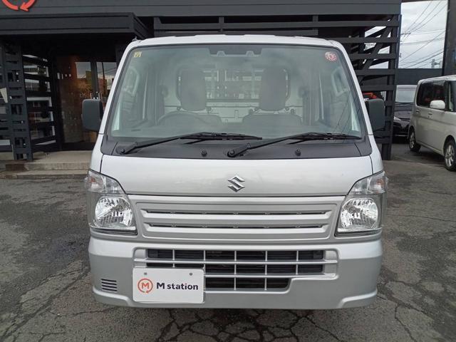 キャリイトラック ＫＣパワステ　１オーナー　スズキデュアルカメラブレーキサポート　パートタイム４ＷＤ　５速ＭＴ　車線逸脱警報　オートライト　横滑り防止　パワステ　ＡＢＳ　禁煙車（3枚目）