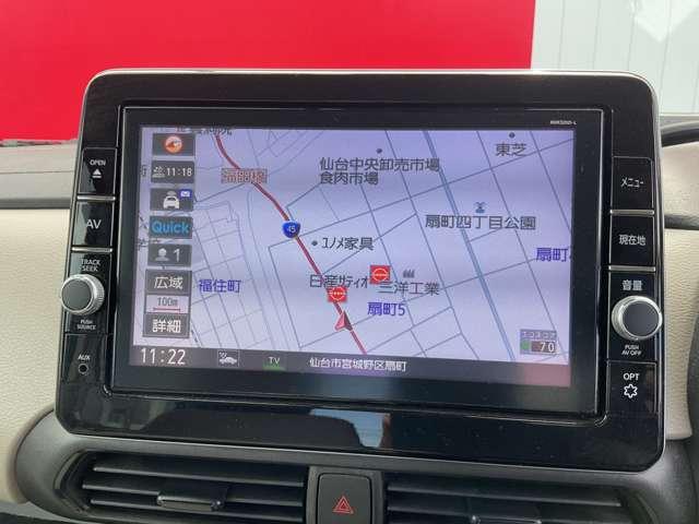 ルークス Ｘ　衝突軽減　ワイドナビＴＶ　３６０°モニター　ＥＴＣ　アイドリングストップ　障害物センサー　ドライブレコーダー　フルセグＴＶ　ＤＶＤ再生　インテリキー　両側電動スライドドア　ワンオーナー　車線逸脱警報（6枚目）