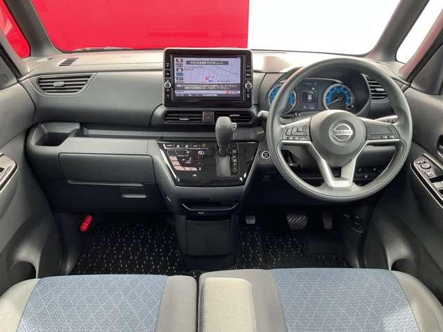 ルークス ハイウェイスター　Ｘ　当社社用車ＵＰ　衝突軽減　ワイドナビＴＶ　ＥＴＣ　アラウンドビューモニター　アイドリングストップ　障害物センサー　障害物センサー　ドラレコ　ＬＥＤライト　左電動スライドドア　純正アルミ　ＤＶＤ再生（4枚目）