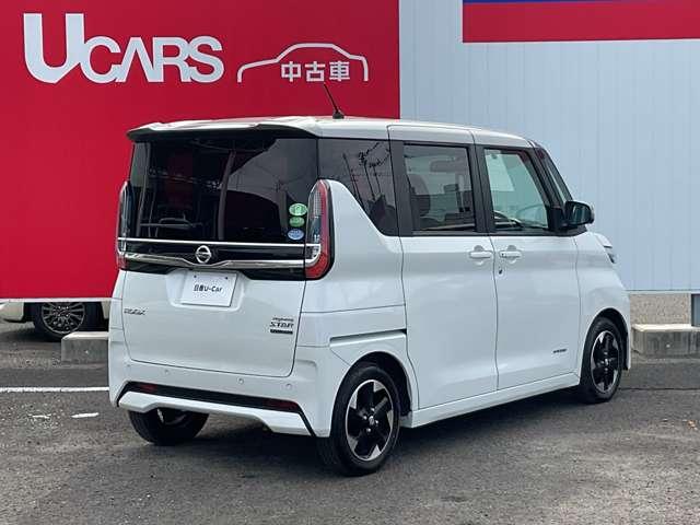 ルークス ハイウェイスター　Ｘ　当社社用車ＵＰ　衝突軽減　ワイドナビＴＶ　ＥＴＣ　アラウンドビューモニター　アイドリングストップ　障害物センサー　障害物センサー　ドラレコ　ＬＥＤライト　左電動スライドドア　純正アルミ　ＤＶＤ再生（5枚目）