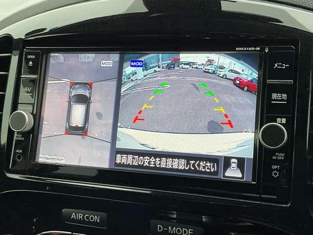 ジューク １５ＲＸ　Ｖセレクション　衝突軽減　ナビ　３６０°モニター　キセノン　ＥＴＣ　アイドリングストップ　横滑り防止装置　車線逸脱警報　オートマチックハイビーム　ドラレコ　フルセグ　ＤＶＤ再生　インテリキー　アルミ　オートエアコン（8枚目）