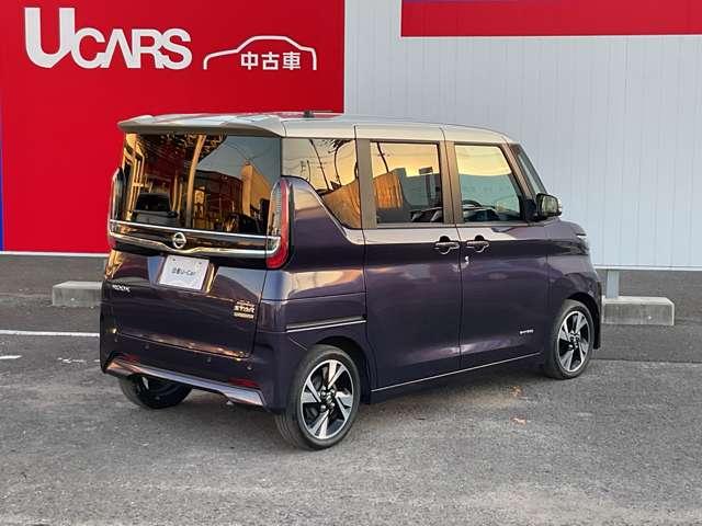 ルークス ハイウェイスター　Ｇターボプロパイロットエディション　衝突軽減　ワイドナビＴＶ　３６０°モニター　ＥＴＣ　アイドリングストップ　障害物センサー　車線逸脱警報　ドラレコ　フルセグ　ＤＶＤ再生　インテリキー　両側電動スライドドア　ＬＥＤライト　ワンオーナー（5枚目）