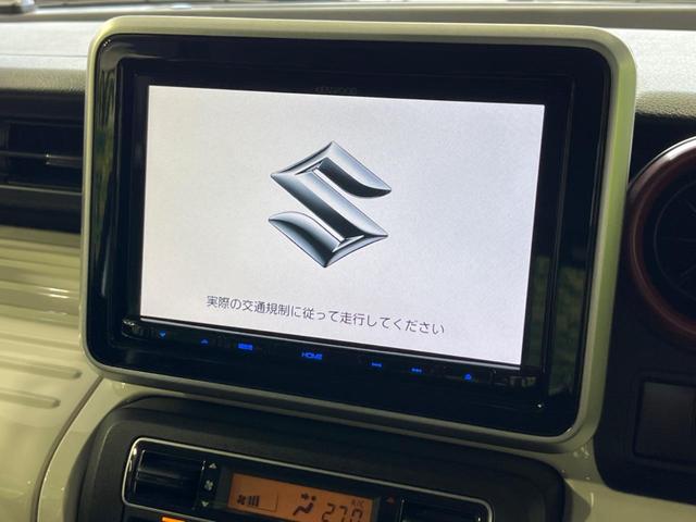 スペーシア ハイブリッドＸ　衝突軽減　純正８型ナビ　両側電動ドア　バックカメラ　ＥＴＣ　Ｂｌｕｅｔｏｏｔｈ　禁煙車　スマートキー　シートヒーター　クリアランスソナー　車線逸脱警報　誤発進抑制機能　オートライト　オートエアコン（3枚目）