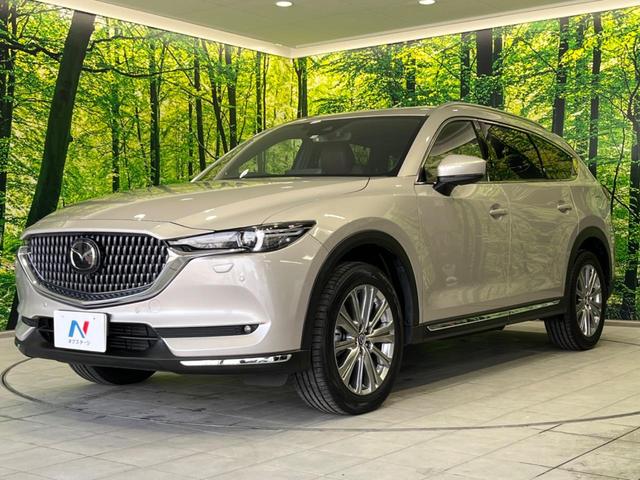 ＣＸ－８ ＸＤ　エクスクルーシブモード　４ＷＤ　ターボ　ＢＯＳＥサウンド　純正１０型ナビ　全周囲カメラ　レーダークルーズ　禁煙　パワーバックドア　茶革シート　ブラインドスポットモニター　クリアランスソナー　レーンアシスト　メモリパワーシート（21枚目）