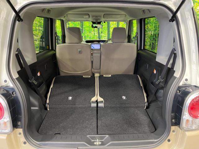 ムーヴキャンバス Ｇメイクアップ　ＳＡＩＩＩ　４ＷＤ　両側電動ドア　純正８型ナビ　バックカメラ　衝突軽減装置　禁煙車　２トーンカラー　クリアランスソナー　スマートキー　ＬＥＤヘッド＆フォグ　ＥＴＣ　オートハイビーム　誤発進抑制機能　先行車発進告知（10枚目）