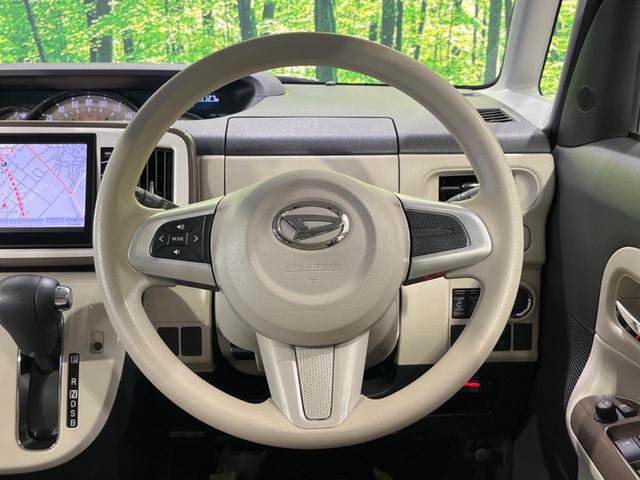ムーヴキャンバス Ｇメイクアップ　ＳＡＩＩＩ　４ＷＤ　両側電動ドア　純正８型ナビ　バックカメラ　衝突軽減装置　禁煙車　２トーンカラー　クリアランスソナー　スマートキー　ＬＥＤヘッド＆フォグ　ＥＴＣ　オートハイビーム　誤発進抑制機能　先行車発進告知（11枚目）
