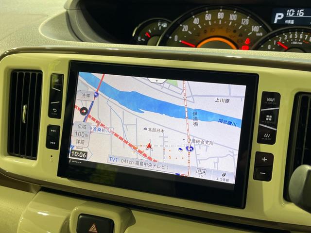 ムーヴキャンバス Ｇメイクアップ　ＳＡＩＩＩ　４ＷＤ　両側電動ドア　純正８型ナビ　バックカメラ　衝突軽減装置　禁煙車　２トーンカラー　クリアランスソナー　スマートキー　ＬＥＤヘッド＆フォグ　ＥＴＣ　オートハイビーム　誤発進抑制機能　先行車発進告知（31枚目）