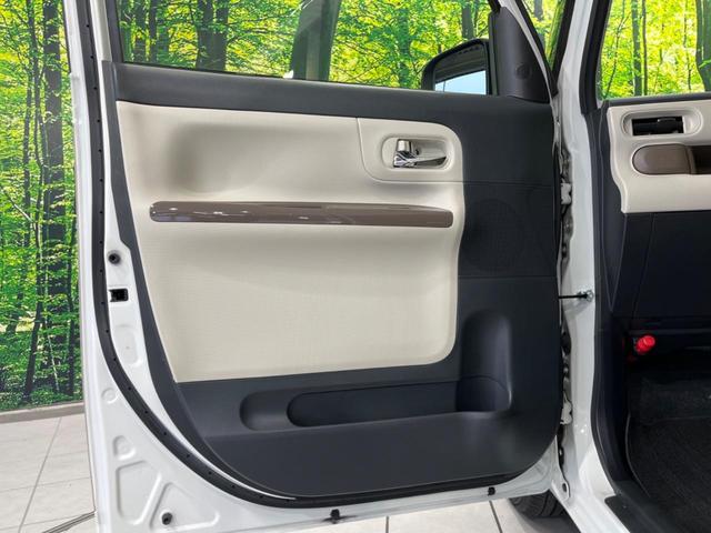 ムーヴキャンバス Ｇメイクアップ　ＳＡＩＩＩ　４ＷＤ　両側電動ドア　純正８型ナビ　バックカメラ　衝突軽減装置　禁煙車　２トーンカラー　クリアランスソナー　スマートキー　ＬＥＤヘッド＆フォグ　ＥＴＣ　オートハイビーム　誤発進抑制機能　先行車発進告知（47枚目）