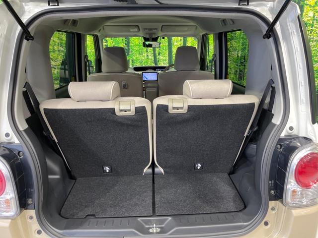 ムーヴキャンバス Ｇメイクアップ　ＳＡＩＩＩ　４ＷＤ　両側電動ドア　純正８型ナビ　バックカメラ　衝突軽減装置　禁煙車　２トーンカラー　クリアランスソナー　スマートキー　ＬＥＤヘッド＆フォグ　ＥＴＣ　オートハイビーム　誤発進抑制機能　先行車発進告知（53枚目）