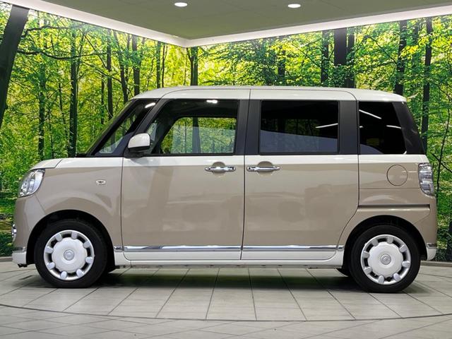 ムーヴキャンバス Ｇメイクアップ　ＳＡＩＩＩ　４ＷＤ　両側電動ドア　純正８型ナビ　バックカメラ　衝突軽減装置　禁煙車　２トーンカラー　クリアランスソナー　スマートキー　ＬＥＤヘッド＆フォグ　ＥＴＣ　オートハイビーム　誤発進抑制機能　先行車発進告知（58枚目）