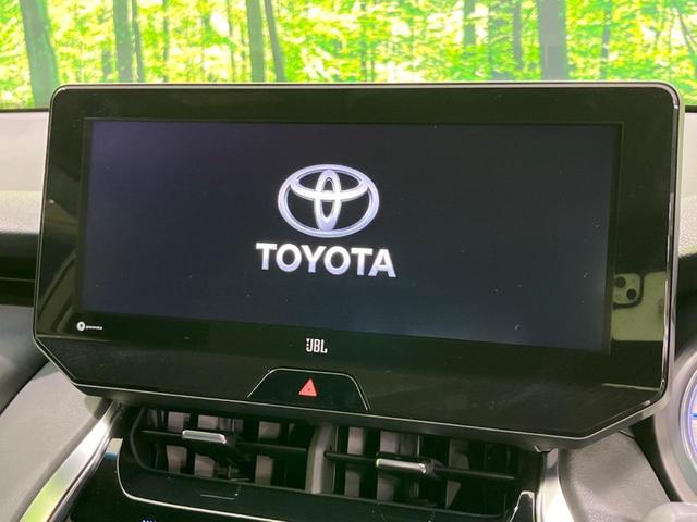 ハリアーハイブリッド Ｚ　純正１２．３型ナビ　全周囲カメラ　ＪＢＬサウンド　衝突軽減装置　レーダークルーズ　禁煙車　パワーバックドア　ハーフレザーシート　パワーシート　前後ドラレコ　コーナーセンサー　レーンキープ　ＥＴＣ２．０（4枚目）