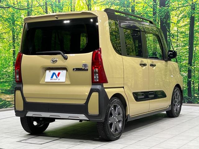 タント ファンクロスターボ 両側電動ドア 9型ディスプレイオーディオ バックカメラ 衝突軽減装置 アダプティブクルーズ 禁煙車 シートヒーター ドラレコ ETC コーナーセンサー スマートキー LEDヘッド&フォグ 車線逸脱警報(17枚目)