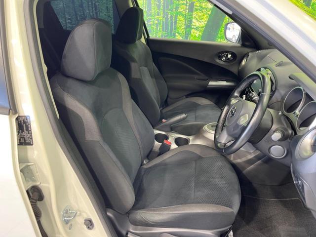 ジューク 15RX Vセレクション 純正ナビ 全周囲カメラ 衝突軽減装置 禁煙車 ドラレコ スマートキー HIDヘッド ETC 車線逸脱警報 オートライト オートエアコン Bluetooth CD DVD再生 フルセグ 純正AW(8枚目)