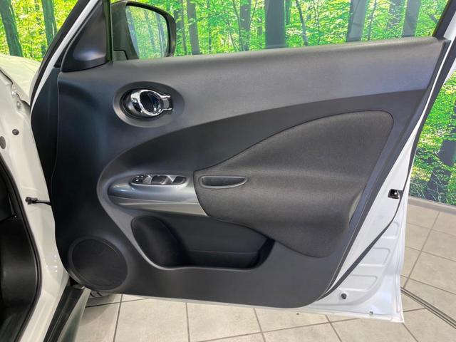 ジューク 15RX Vセレクション 純正ナビ 全周囲カメラ 衝突軽減装置 禁煙車 ドラレコ スマートキー HIDヘッド ETC 車線逸脱警報 オートライト オートエアコン Bluetooth CD DVD再生 フルセグ 純正AW(50枚目)