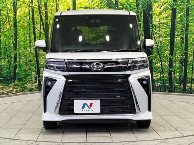 タント カスタムRS 4WD ターボ 両側電動ドア 10型ナビ 後席モニター 全周囲カメラ 衝突軽減装置 禁煙車 シートヒーター ハーフレザーシート コーナーセンサー スマートキー ETC LEDヘッド オートハイビーム(14枚目)