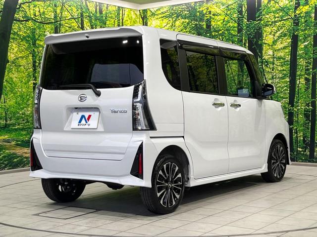 タント カスタムRS 4WD ターボ 両側電動ドア 10型ナビ 後席モニター 全周囲カメラ 衝突軽減装置 禁煙車 シートヒーター ハーフレザーシート コーナーセンサー スマートキー ETC LEDヘッド オートハイビーム(17枚目)