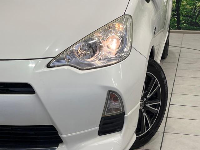 アクア G モデリスタエアロ ナビ バックカメラ 禁煙車 シートヒーター ドラレコ スマートキー ETC オートエアコン オートライト Bluetooth CD再生 フルセグ 15インチAW 電動格納ミラー(12枚目)