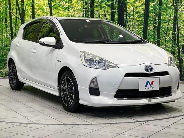 アクア G モデリスタエアロ ナビ バックカメラ 禁煙車 シートヒーター ドラレコ スマートキー ETC オートエアコン オートライト Bluetooth CD再生 フルセグ 15インチAW 電動格納ミラー(16枚目)
