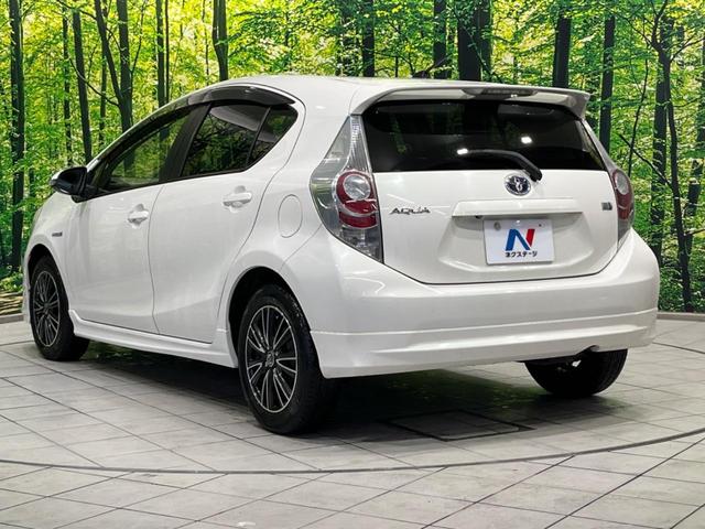 アクア G モデリスタエアロ ナビ バックカメラ 禁煙車 シートヒーター ドラレコ スマートキー ETC オートエアコン オートライト Bluetooth CD再生 フルセグ 15インチAW 電動格納ミラー(28枚目)