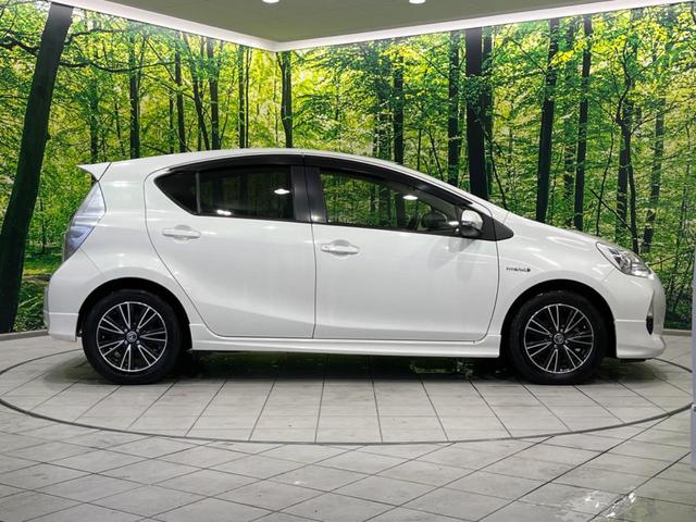 アクア G モデリスタエアロ ナビ バックカメラ 禁煙車 シートヒーター ドラレコ スマートキー ETC オートエアコン オートライト Bluetooth CD再生 フルセグ 15インチAW 電動格納ミラー(65枚目)