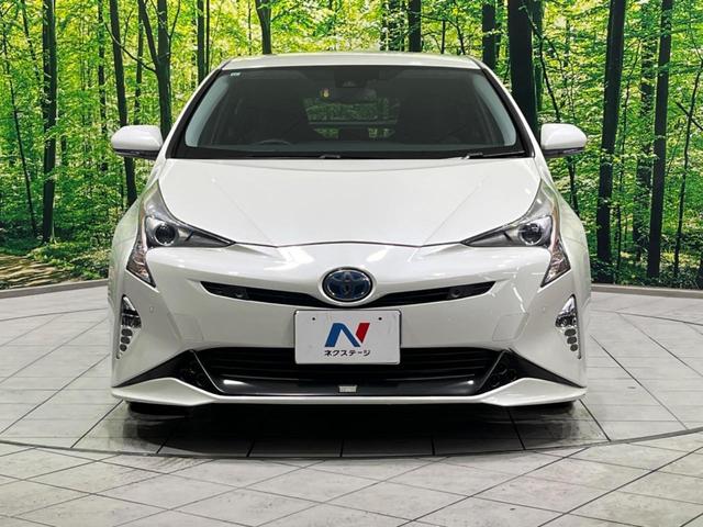 プリウス Aツーリングセレクション 4WD TRDエアロ 純正9型ナビ バックカメラ 寒冷地仕様 衝突軽減装置 レーダークルーズ 禁煙車 黒合皮シート シートヒーター コーナーセンサー レーンキープ ブラインドスポットモニター 純正AW(14枚目)