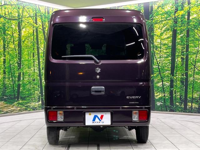 エブリイ ジョインターボ 4WD SDナビ 衝突軽減装置 禁煙車 クリアランスソナー HIDヘッド ETC 車線逸脱警報 オートライト 地デジ CD DVD再生 フォグライト 電動格納ミラー ヘッドライトレベライザー(15枚目)