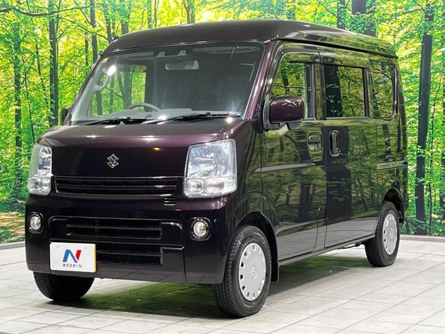 エブリイ ジョインターボ 4WD SDナビ 衝突軽減装置 禁煙車 クリアランスソナー HIDヘッド ETC 車線逸脱警報 オートライト 地デジ CD DVD再生 フォグライト 電動格納ミラー ヘッドライトレベライザー(31枚目)