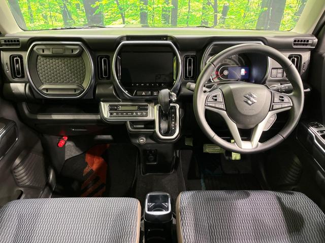 ハスラー Ｊスタイルターボ　純正９型ナビ　全周囲カメラ　衝突軽減装置　アダプティブクルーズ　禁煙車　シートヒーター　２トーンカラー　ドラレコ　コーナーセンサー　スマートキー　ＬＥＤヘッド　ルーフレール　ＥＴＣ　オートハイビーム（2枚目）