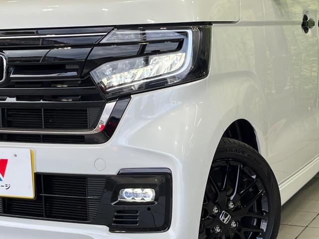 N-BOXカスタム Lターボ スタイル+ブラック 両側電動ドア 純正9型ナビ バックカメラ 衝突軽減装置 レーダークルーズ 禁煙車 ハーフレザーシート コーナーセンサー スマートキー LEDヘッド ETC オートハイビーム オートエアコン 純正AW(12枚目)