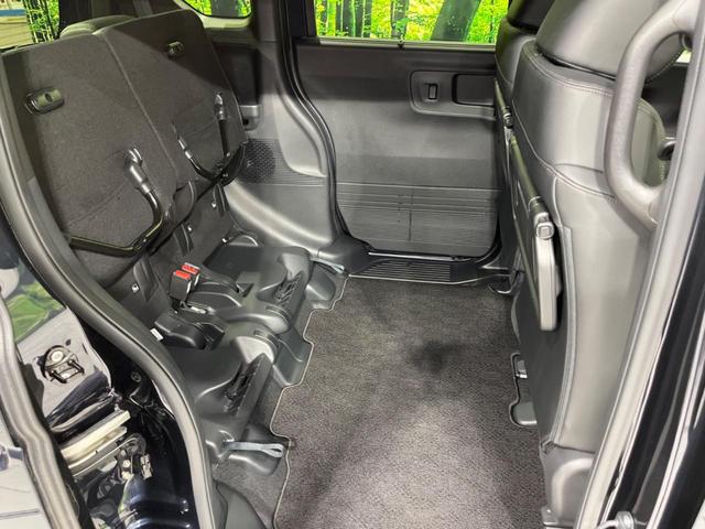 N-BOXカスタム ターボ 両側電動ドア 全周囲カメラ 衝突軽減装置 レーダークルーズ 禁煙車 ハーフレザーシート コーナーセンサー レーンキープ スマートキー LEDヘッド ETC オートハイビーム 純正15インチAW(57枚目)