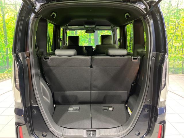 N-BOXカスタム ターボ 両側電動ドア 全周囲カメラ 衝突軽減装置 レーダークルーズ 禁煙車 ハーフレザーシート コーナーセンサー レーンキープ スマートキー LEDヘッド ETC オートハイビーム 純正15インチAW(64枚目)