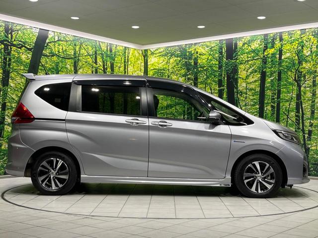 フリード＋ハイブリッド ハイブリッドＥＸ　両側電動ドア　純正９型ナビ　後席モニター　バックカメラ　衝突軽減装置　レーダークルーズ　禁煙車　ハーフレザーシート　シートヒーター　ドラレコ　スマートキー　ＬＥＤヘッド　ＥＴＣ　オートハイビーム（66枚目）