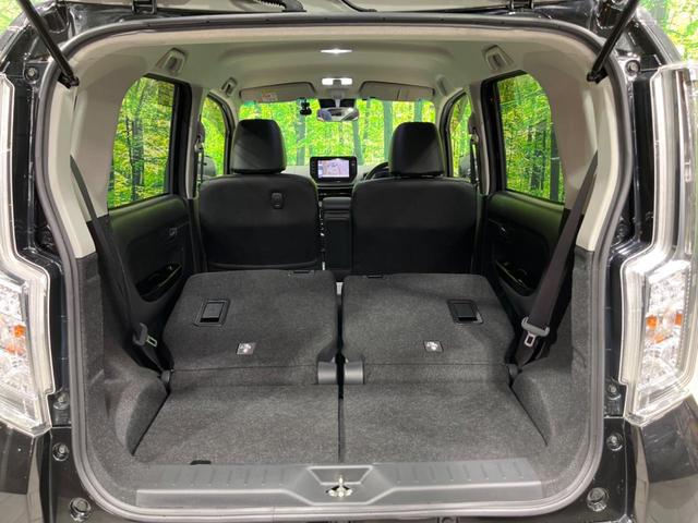 普段のお買い物や通勤、送迎等に十分な荷室スペースを確保しております。セカンドシートを倒すと、大きな荷物の積載も可能です♪