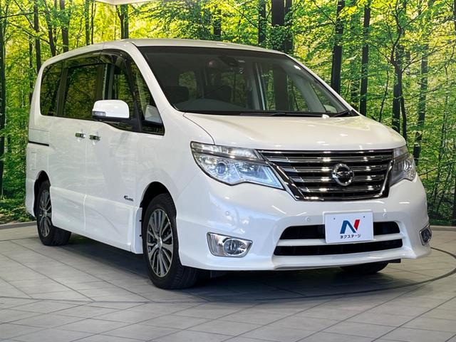 セレナ ハイウェイスターＳ－ＨＶアドバンスドセーフティパック　後席モニター　両側電動ドア　純正ナビ　全周囲カメラ　衝突軽減装置　禁煙車　前後ドラレコ　コーナーセンサー　スマートキー　ＬＥＤヘッド　ＥＴＣ　車線逸脱警報　誤発信抑制機能　オートライト（17枚目）