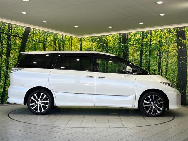 エスティマ アエラス　プレミアムエディション　４ＷＤ　両側電動ドア　純正ナビ　後席モニター　全周囲カメラ　禁煙車　ハーフレザーシート　パワーシート　スマートキー　ＨＩＤヘッド　ＥＴＣ　クルコン　オートライト　デュアルオートエアコン　オットマン（60枚目）