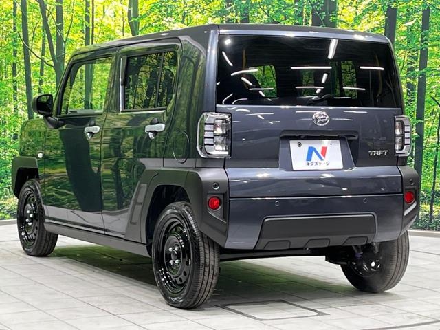 タフト X 届出済未使用車 ガラスルーフ 衝突軽減装置 コーナーセンサー スマートキー LEDヘッド オートブレーキホールド オートハイビーム 車線逸脱警報 誤発進抑制機能 先行車発進告知 オートライト(50枚目)