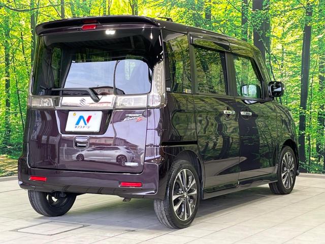 スペーシアカスタムＺ ターボ　電動スライドドア　ＳＤナビ　バックカメラ　衝突軽減装置　禁煙車　シートヒーター　ドラレコ　スマートキー　ＨＩＤヘッド　ＥＴＣ　クルコン　車線逸脱警報　誤発進抑制機能　先行車発進告知　オートライト（17枚目）