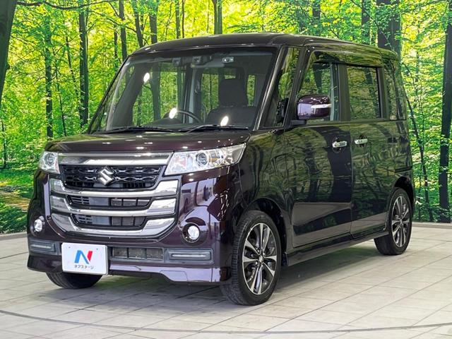 スペーシアカスタムＺ ターボ　電動スライドドア　ＳＤナビ　バックカメラ　衝突軽減装置　禁煙車　シートヒーター　ドラレコ　スマートキー　ＨＩＤヘッド　ＥＴＣ　クルコン　車線逸脱警報　誤発進抑制機能　先行車発進告知　オートライト（71枚目）