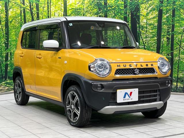 ハスラー Ｆリミテッド　４ＷＤ　衝突軽減装置　禁煙車　２トーンカラー　シートヒーター　スマートキー　ＨＩＤヘッド　誤発進抑制機能　オートライト　オートエアコン　ＣＤ　ＡＵＸ　電動格納ミラー　ダウンヒルアシスト　盗難防止装置（16枚目）