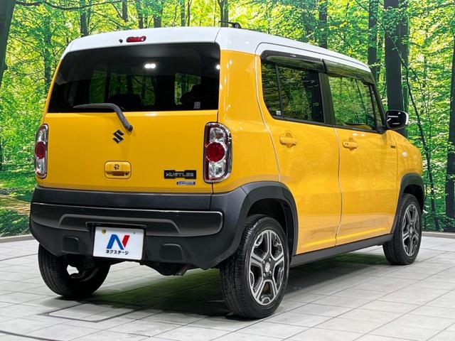ハスラー Ｆリミテッド　４ＷＤ　衝突軽減装置　禁煙車　２トーンカラー　シートヒーター　スマートキー　ＨＩＤヘッド　誤発進抑制機能　オートライト　オートエアコン　ＣＤ　ＡＵＸ　電動格納ミラー　ダウンヒルアシスト　盗難防止装置（17枚目）
