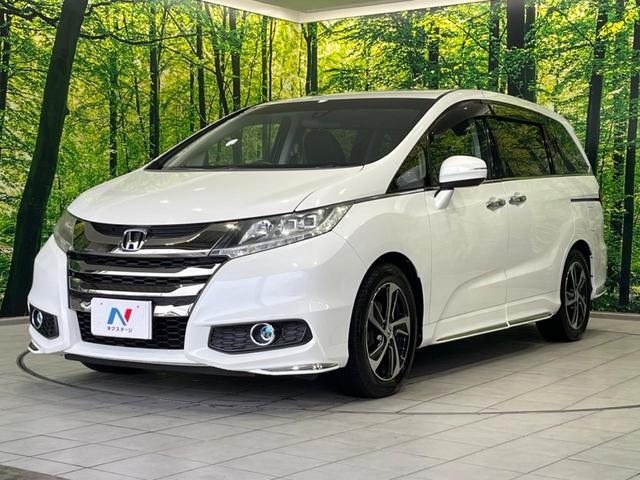 オデッセイ アブソルート　両側電動ドア　純正ナビ　バックカメラ　衝突軽減装置　禁煙車　ハーフレザーシート　スマートキー　ＬＥＤヘッド＆フォグ　ＥＴＣ　クルコン　オートライト　オートエアコン　純正１７インチＡＷ　革巻きハンドル（62枚目）