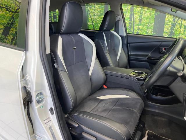 【専用スポーツシート】ホールド性に優れ、カーブ時の体が流れを抑制してくれます。また、体にフィットするから腰や背中が疲れにくく、ロングドライブや高速走行でも快適にお過ごしいただけます♪